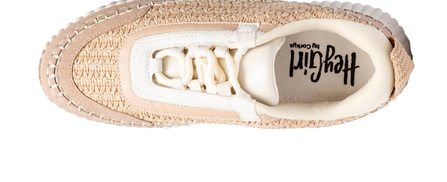 Женские кроссовки Adventure из вафельной ткани в бежевом цвете Corkys Footwear — фото 2