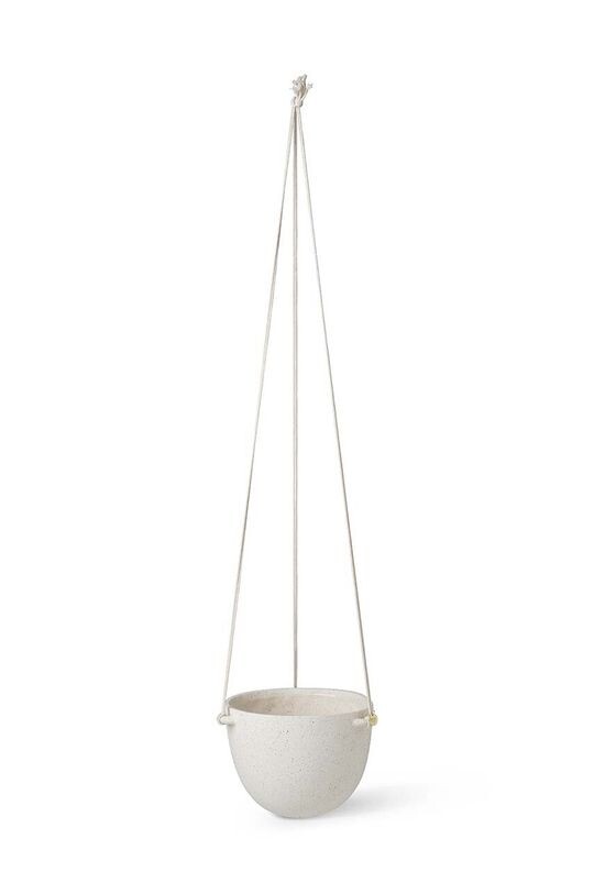 

Настенный цветочный горшок Speckle Hanging Pot L ferm Living, белый