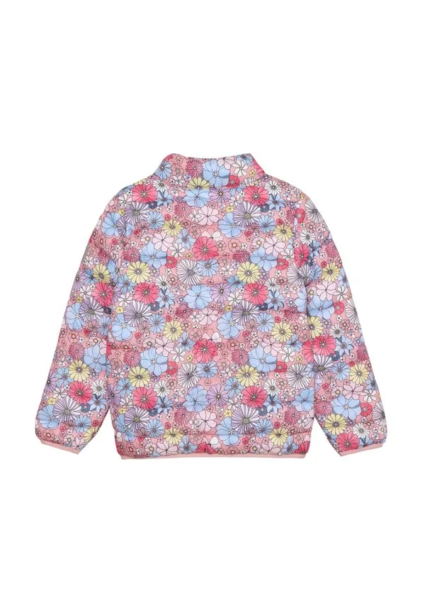 Стеганая зимняя куртка с принтом по всей поверхности Color Kids, Bridal Rose — фото 2