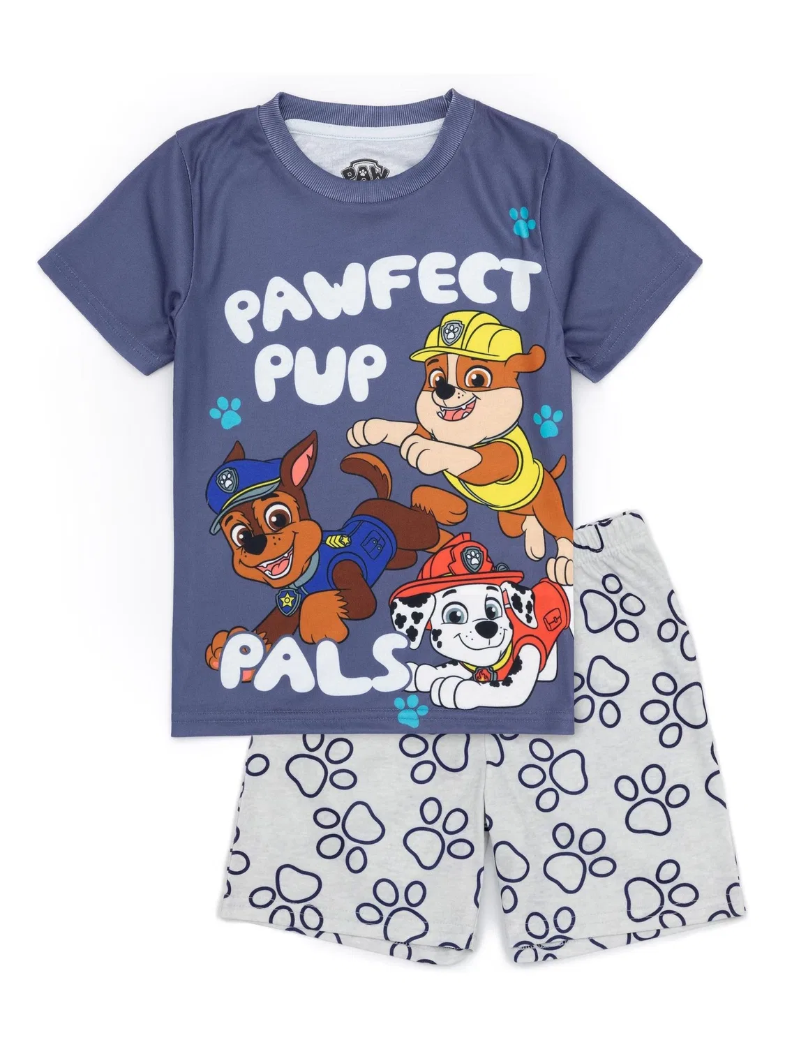 Пижама короткая Paw Patrol 2 шт Vanilla Underground, синий — фото 2