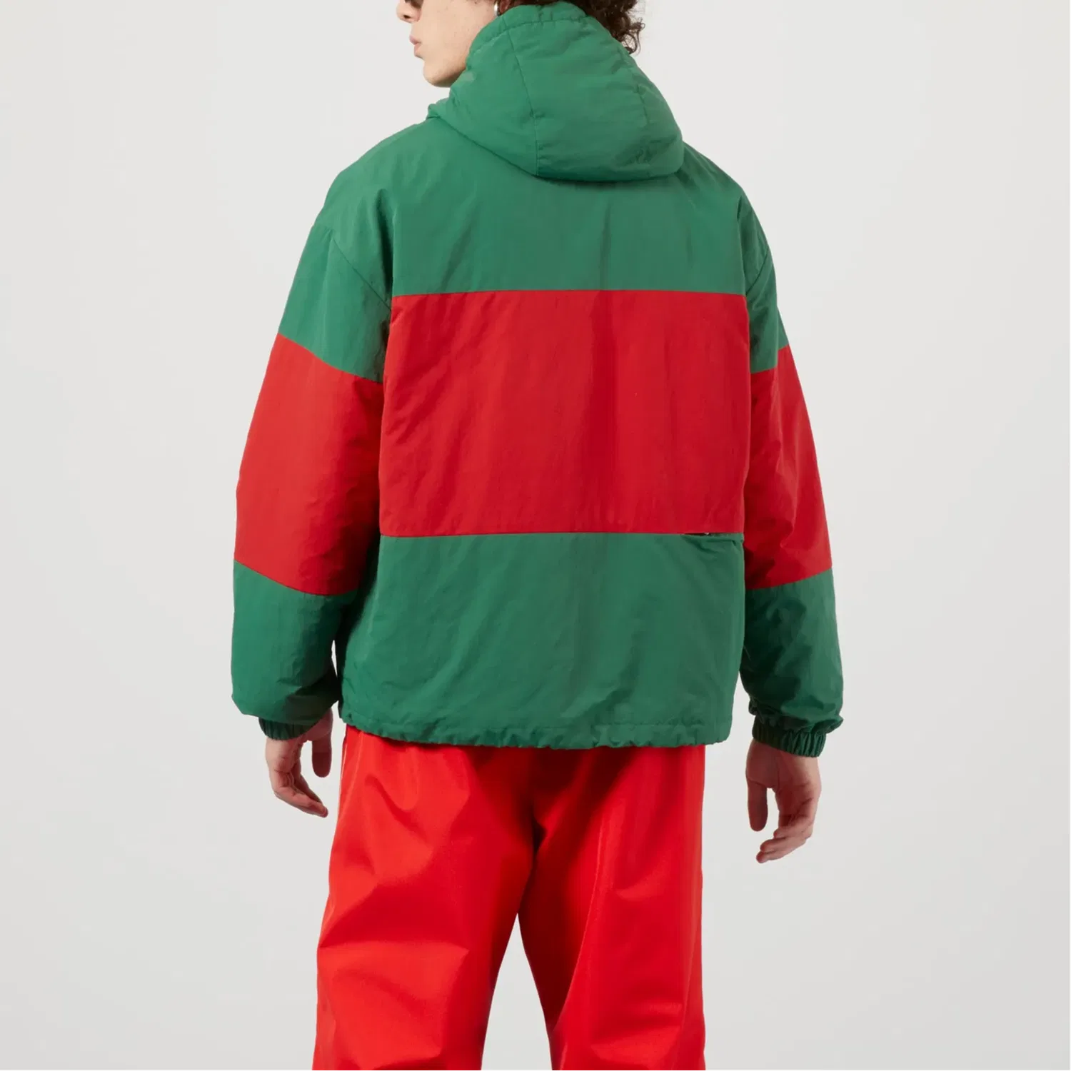 Мужская куртка с принтом GUCCI, Red Green — фото 4