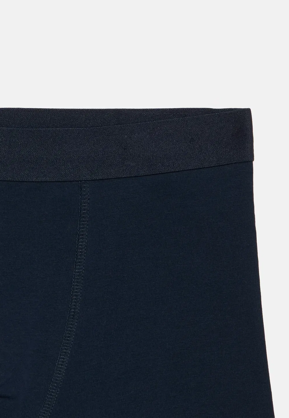 10 однотонных боксерских трусов Friboo, Dark Blue/ Light Blue — фото 4