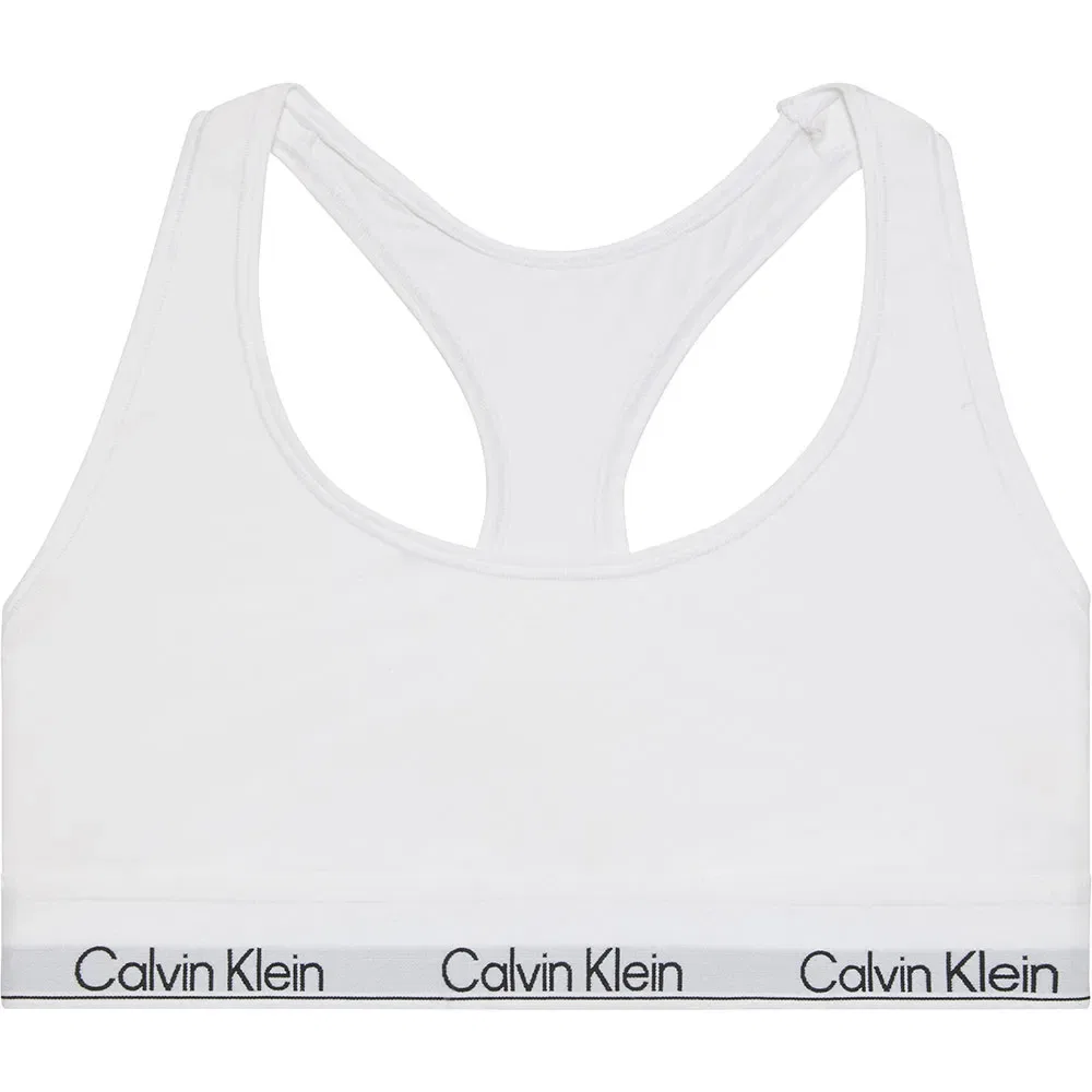 Бюстгальтер без подкладки Calvin Klein, белый