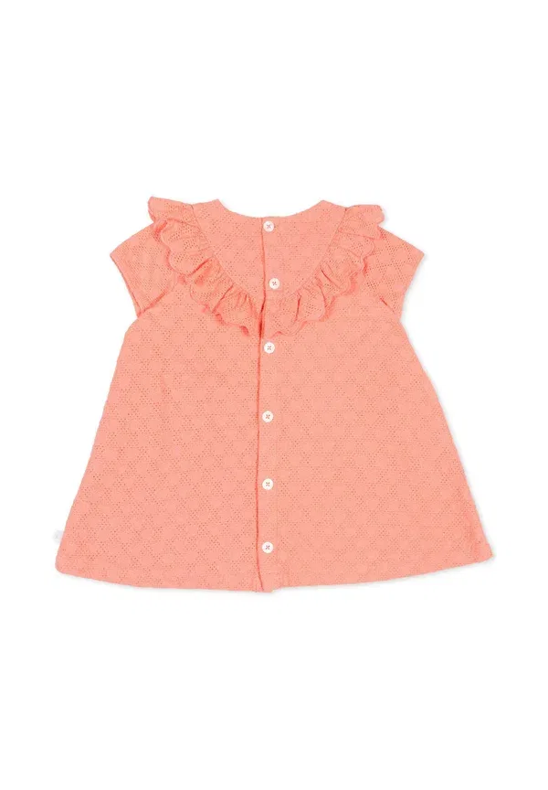 Платье хлопковое Vestiti, Petit Bateau, Pink, розовый — фото 2