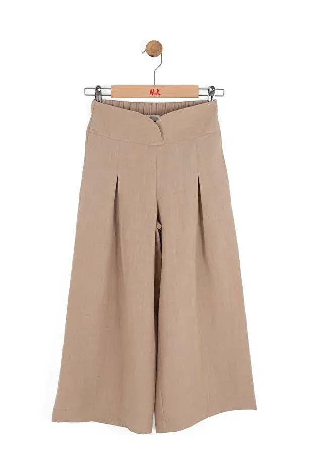 Детские брюки для девочек широкие Beren Nk Kids, Mink