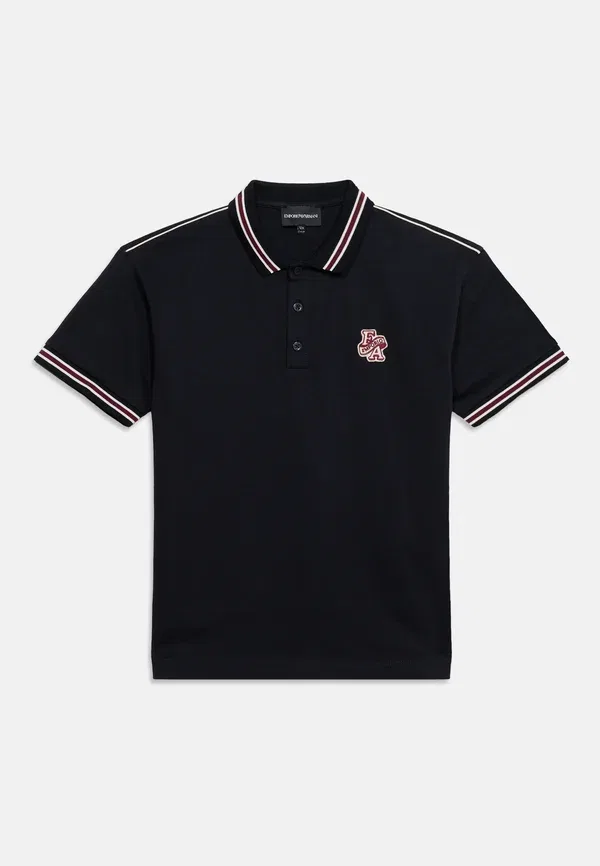 Поло унисекс Emporio Armani, темно-синий