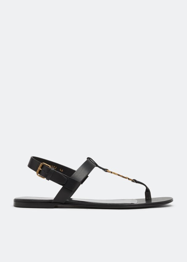 

Сандалии SAINT LAURENT Cassandra sandals, черный