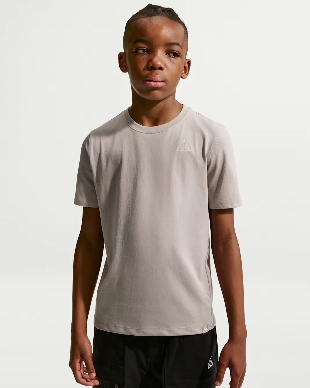 Детская футболка Dri-FIT Planet Earth для подростков Nike ACG, College Grey — фото 2