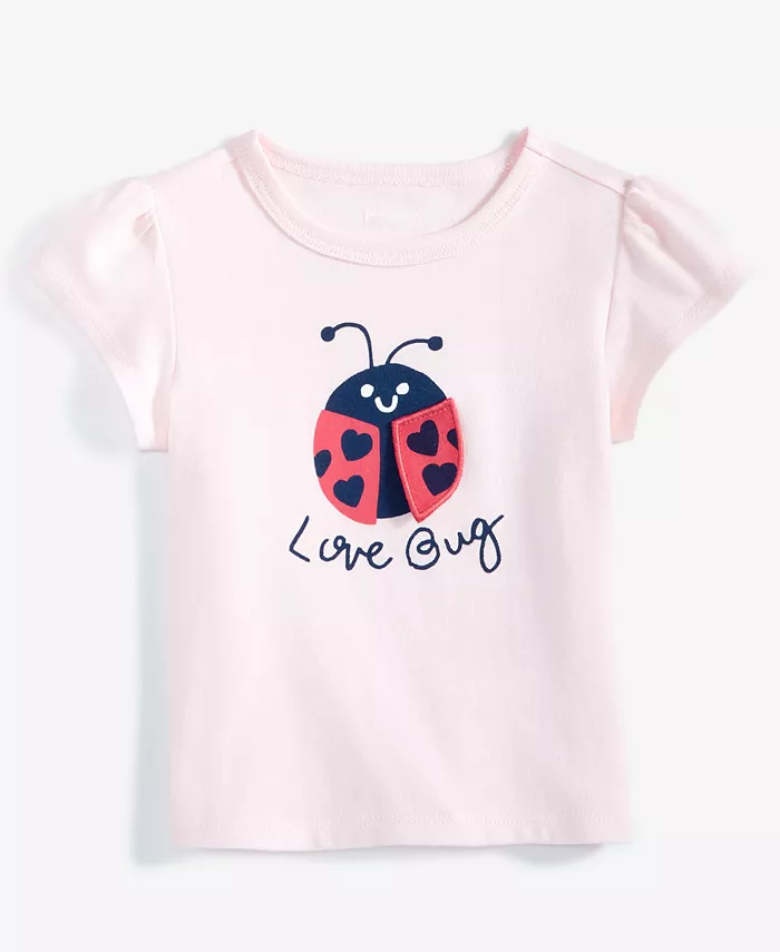 

Футболка для девочек с принтом Love Bug First Impressions, розовый
