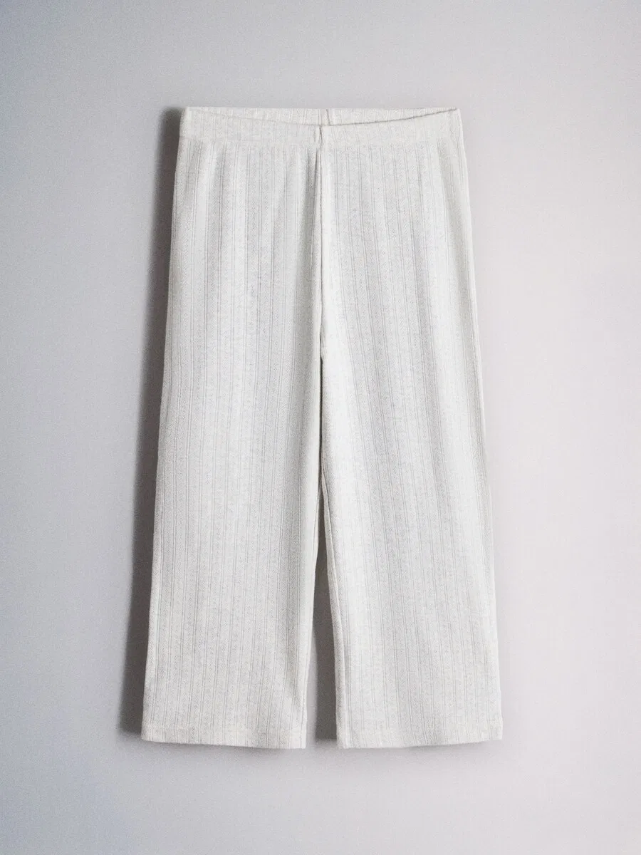 Пижамный комплект кремового и нежно-розового цвета The Set — фото 4
