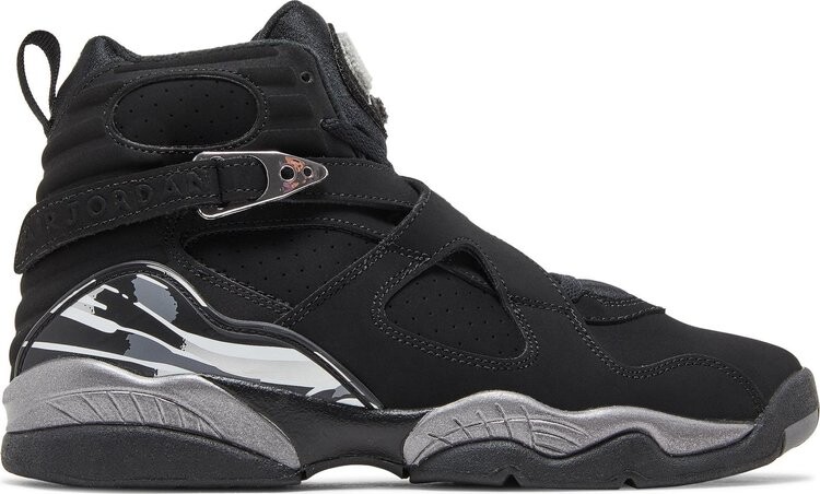 

Кроссовки Air Jordan 8 Retro BG Chrome 2015, черный