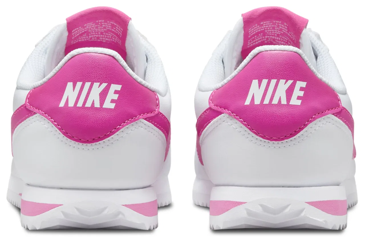 Кроссовки для мальчиков Cortez Nike, цвет White/Laser Fuchsia — фото 3