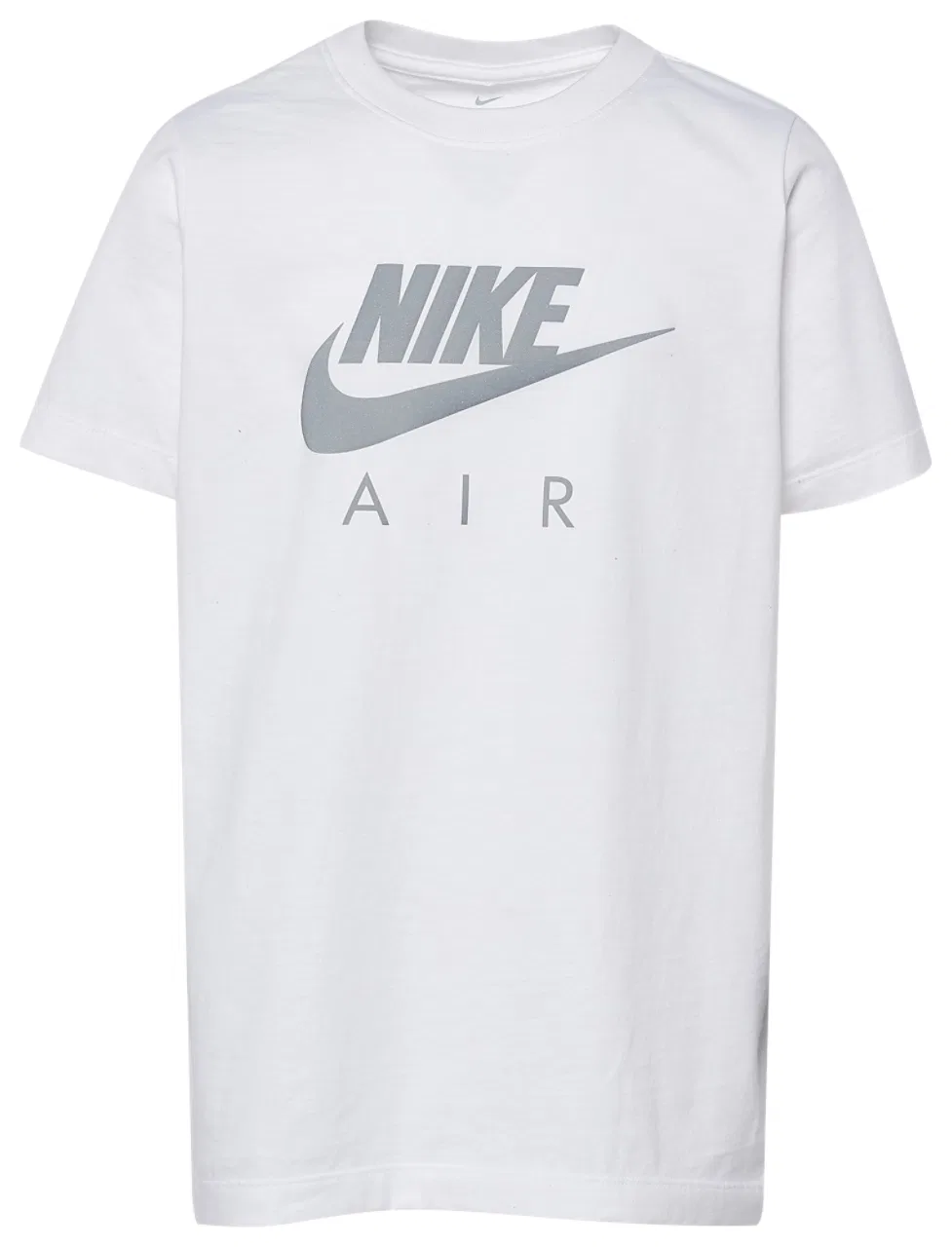 Футболка для мальчиков Air Logo Nike, серебристый/белый — фото 2