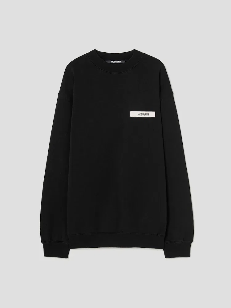 Свитшот с лентой JACQUEMUS, Black