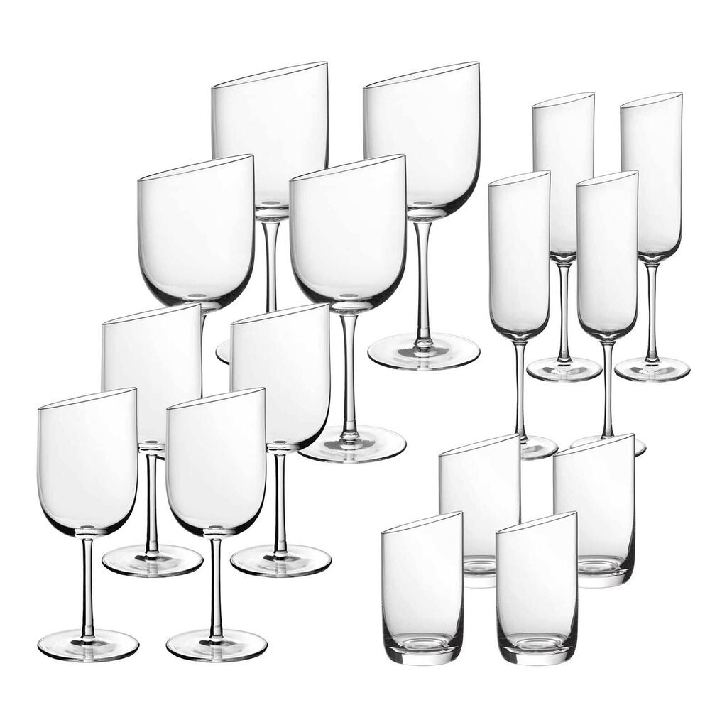 

Villeroy & Boch NewMoon Бокалы для вина и шампанского, 16 шт