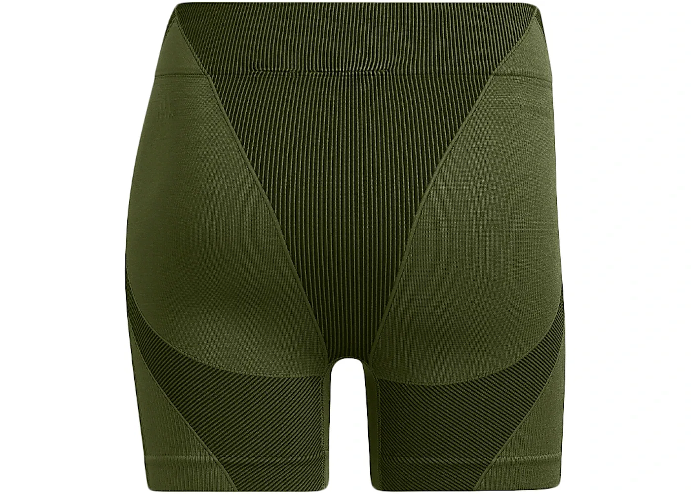 Женские леггинсы для бега с принтом Ivy Park Short Tights Adidas, Wild Pine/Black — фото 2