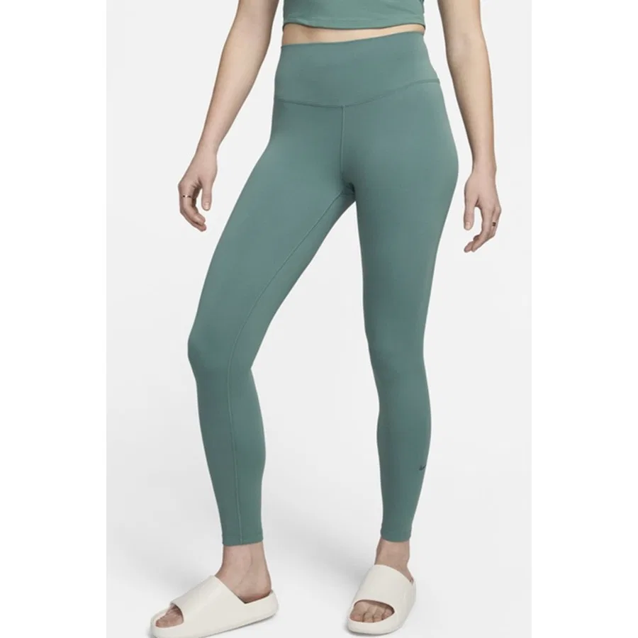 Леггинсы с высоким поясом Nike One High Rise Leggings Full Length, Зеленый — фото 2