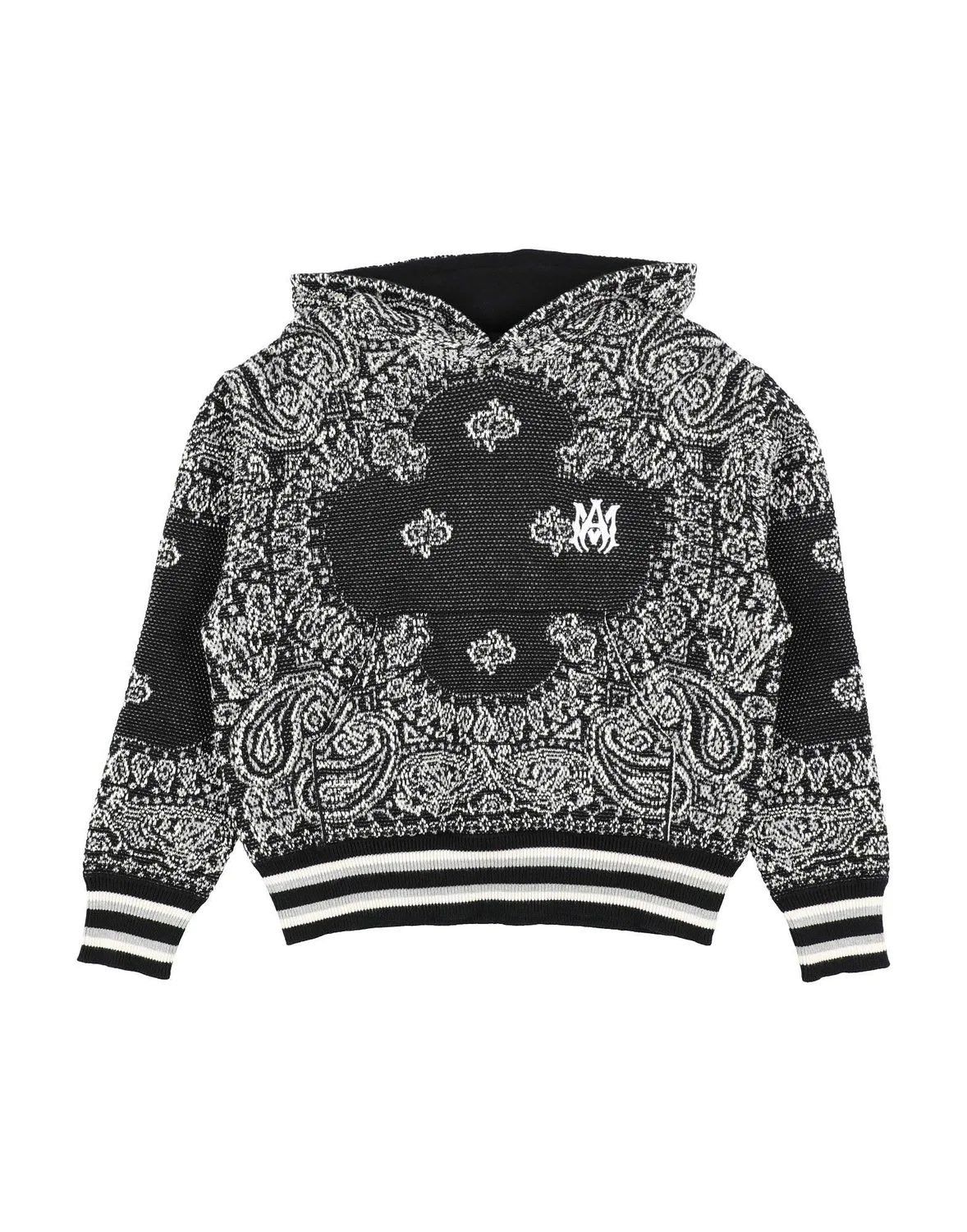 Мужской свитер с вышивкой Amiri, черный