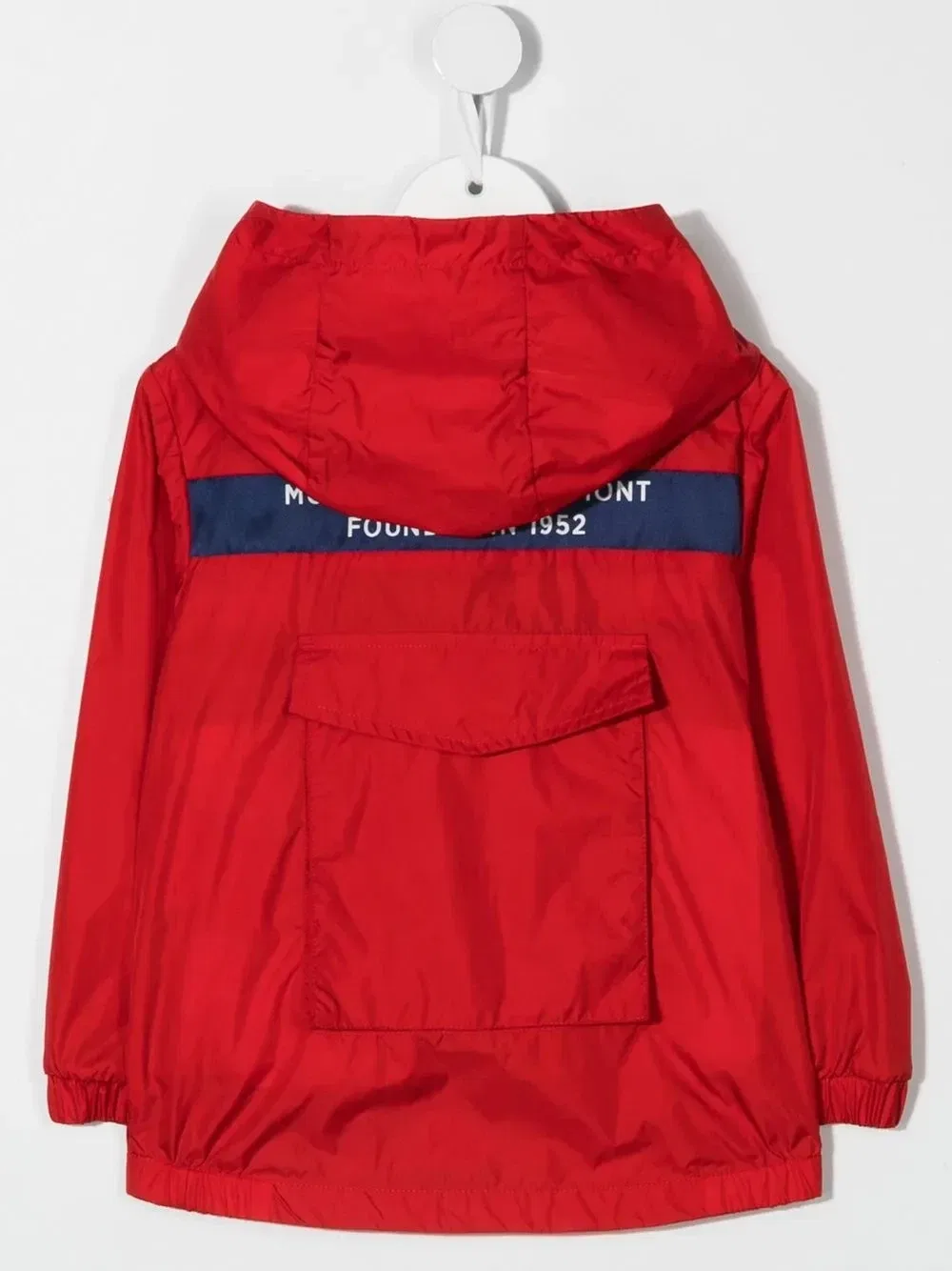 Куртка с нашивкой-логотипом Moncler Enfant, красный — фото 2