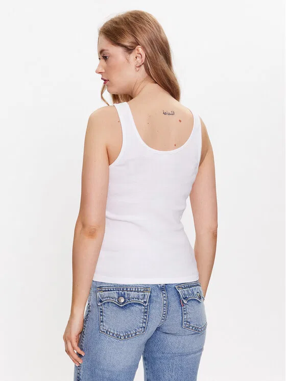 Топ regular fit Essential Levi'S, белый — фото 3