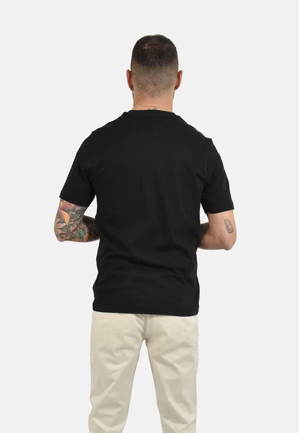 Футболка хлопковая Basic t-shirt Tommy Hilfiger, черный — фото 3
