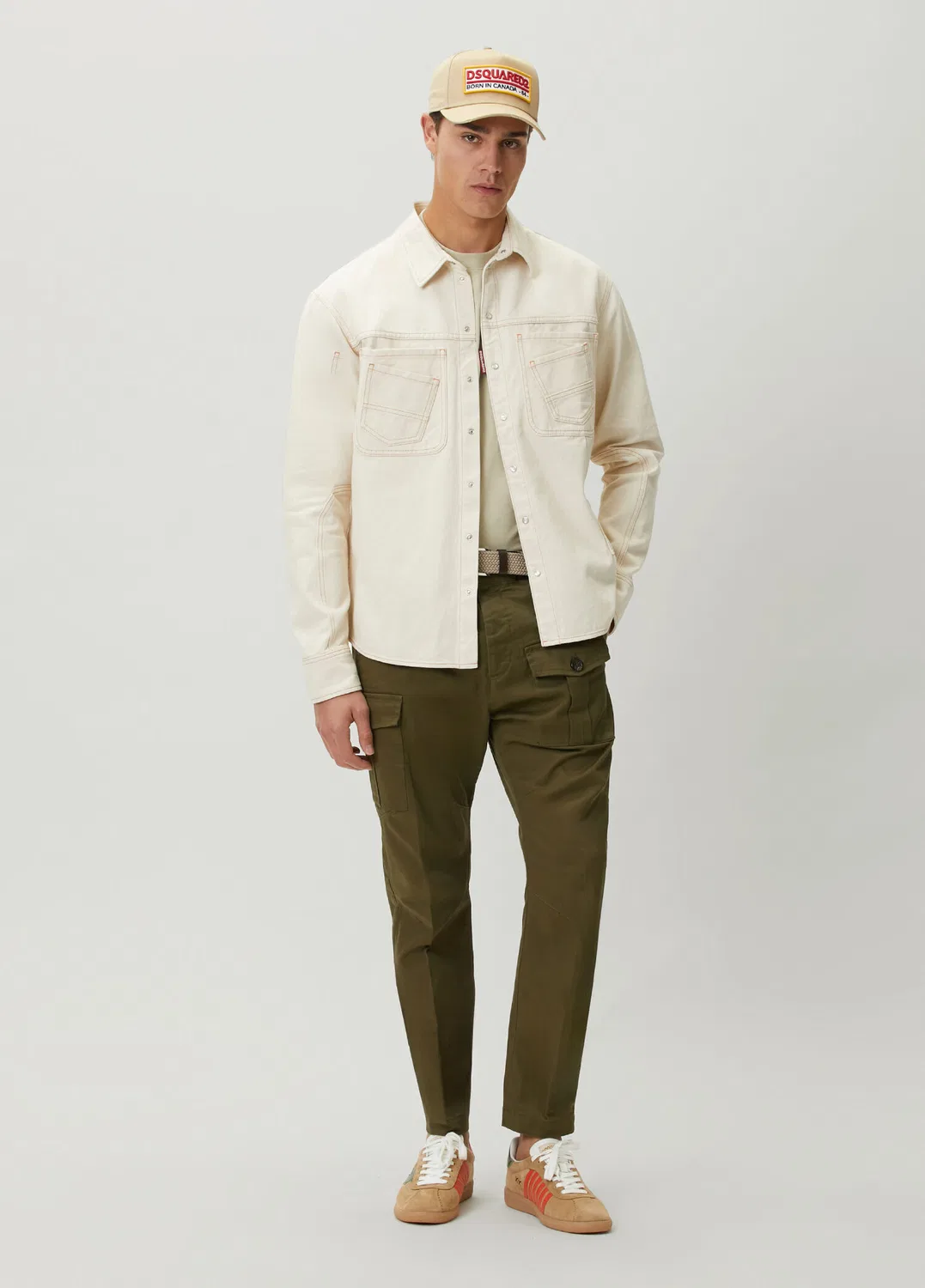 Карго брюки Dsquared2, khaki