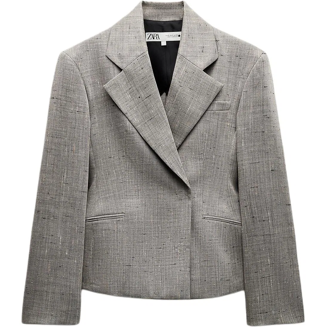 Женский деловой костюм с длинным рукавом ZARA, Grey