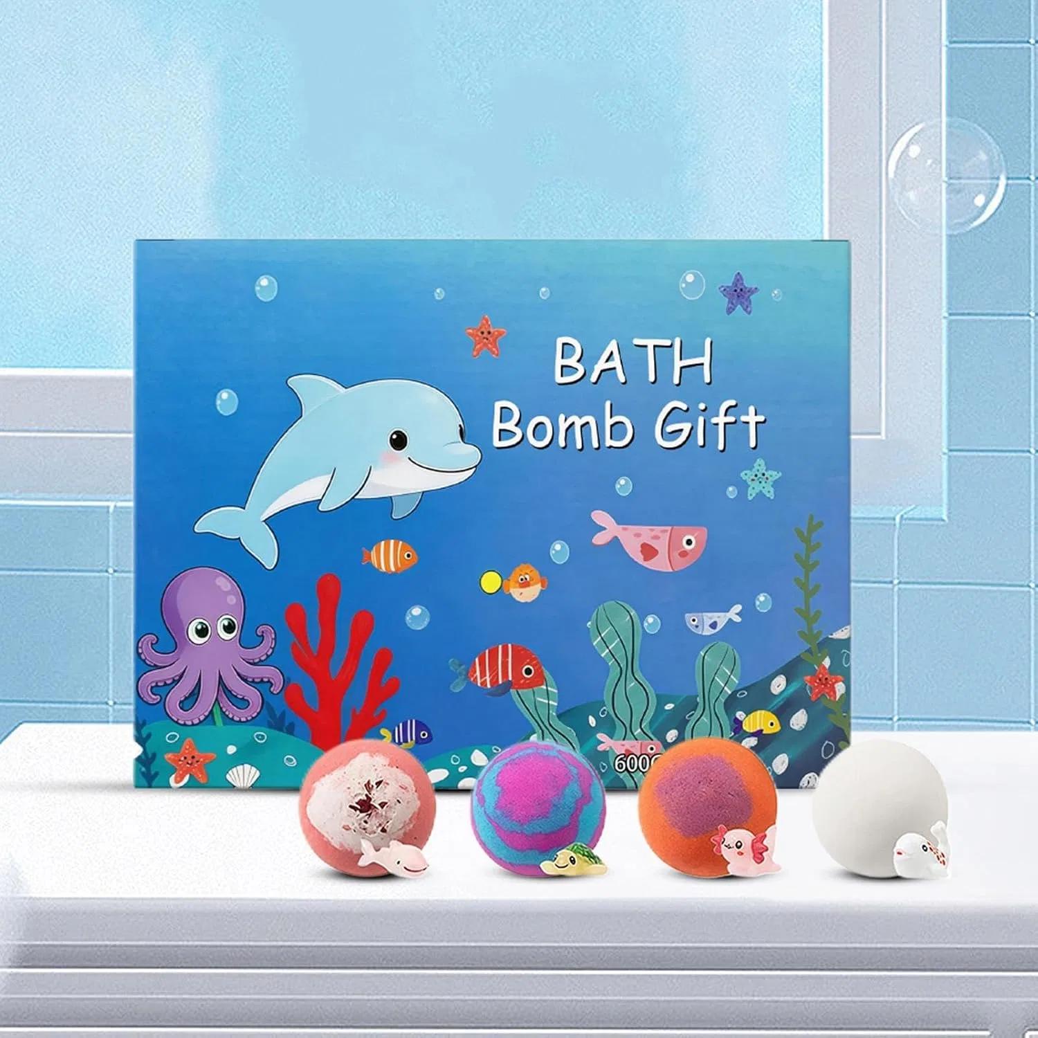 Бомбочка для ванны с морским дизайном, Jeruytgh, 1 шт, 22.5x16.2x5.5 cm — фото 4