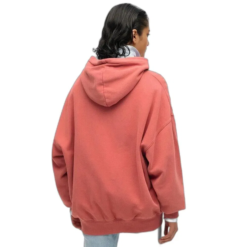 Женское худи oversize с принтом Lo-Fi Superdry, Rot — фото 3