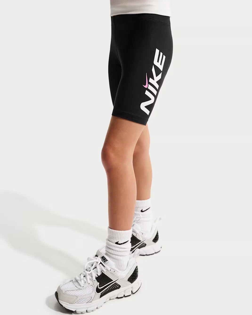 Детский комплект велосипедных шорт Dri-FIT Easy Breezy из двух частей Nike, Black — фото 4