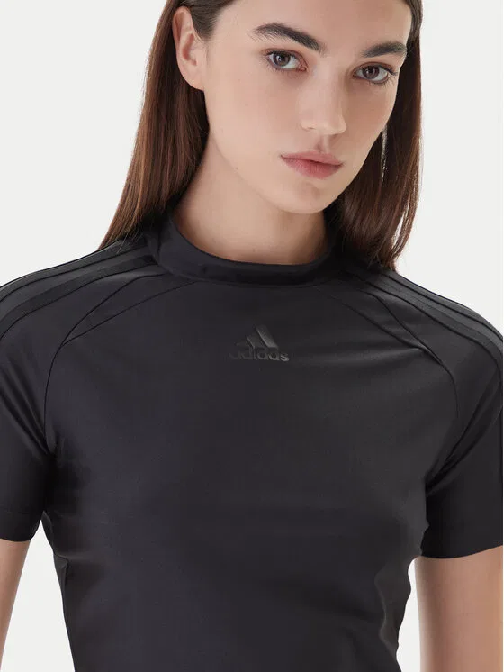 Футболка slim fit Teamgeist adicolor Baby Adidas, черный — фото 4