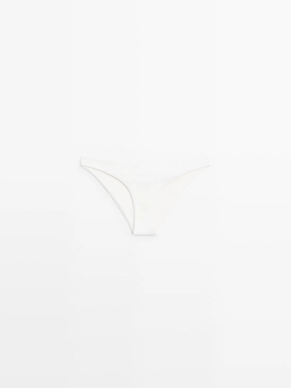 Плавки Massimo Dutti, текстурированные, кремовый — фото 2
