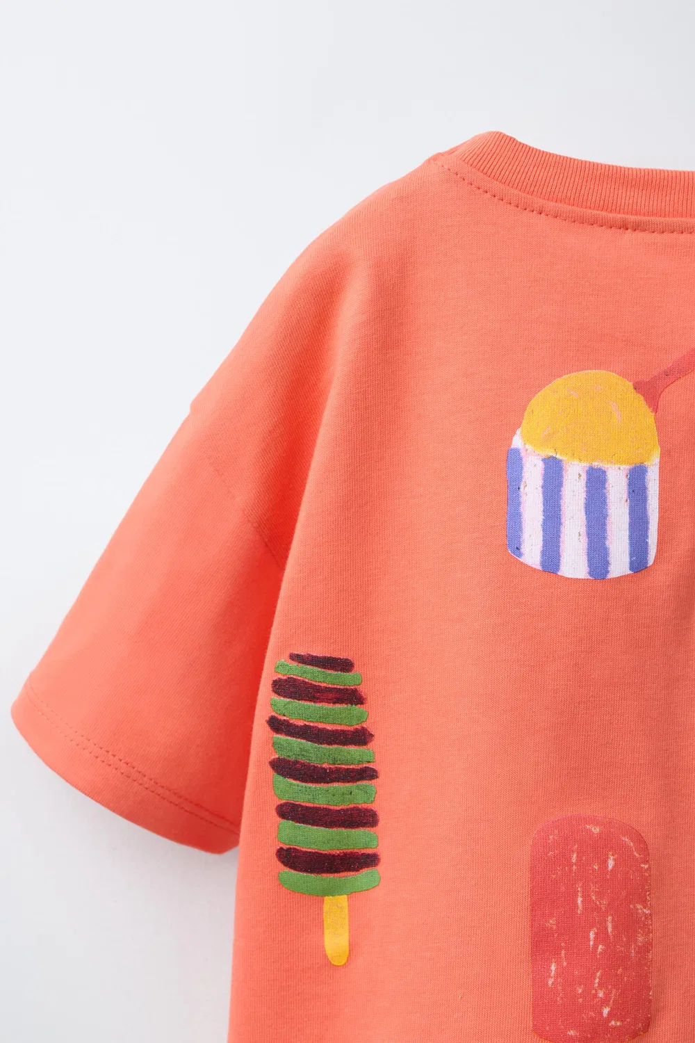 ФУТБОЛКА ISABELLE VANDEPLASSCHE МОРОЖЕНОЕ ZARA, Orange — фото 4