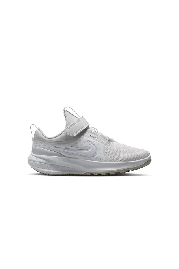 Детские кроссовки для девочек беговые Star runner 5 (ps) Nike, White/White — фото 2