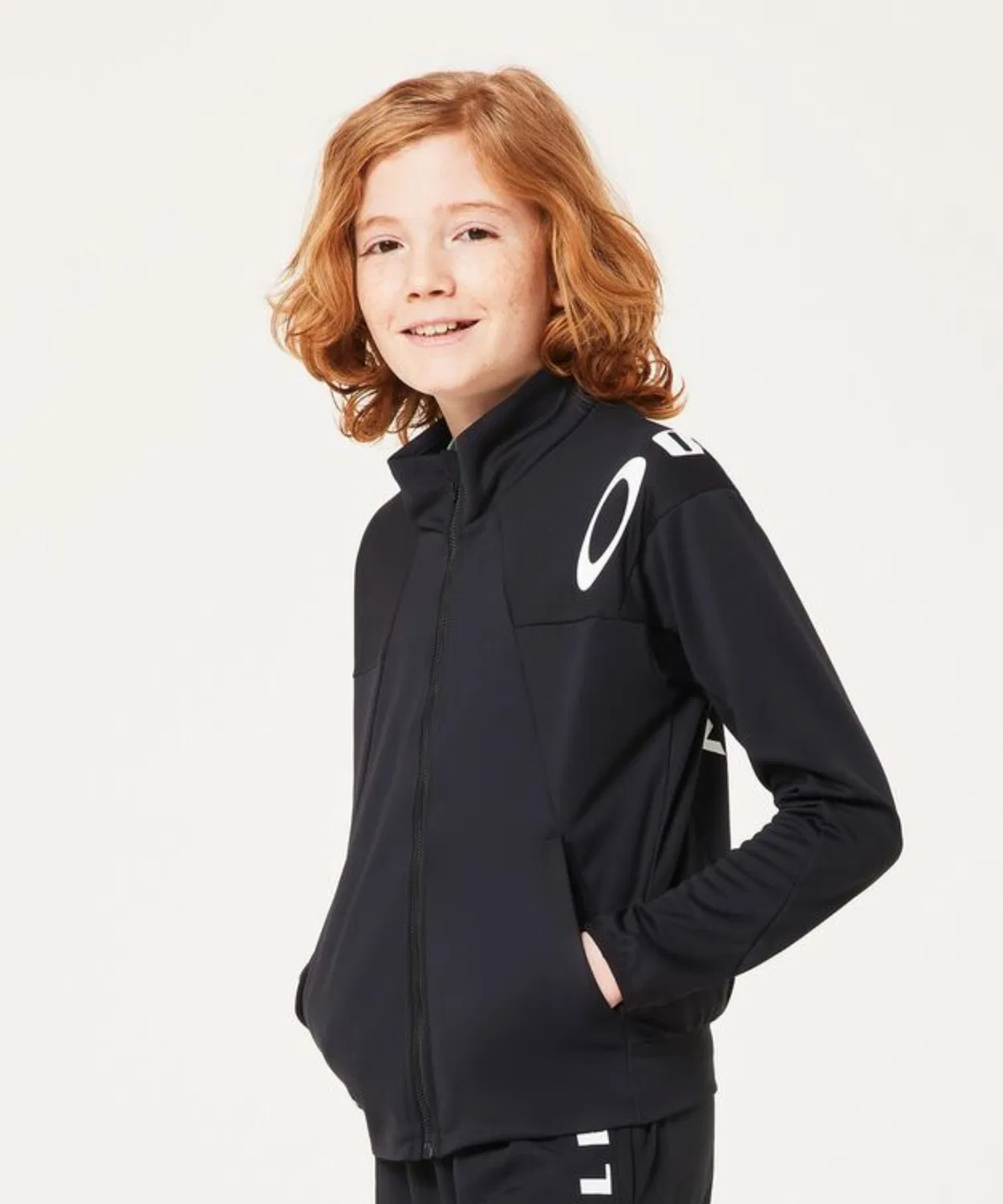 Детская джерсовая куртка с принтом YTR Tech Jersey JKT 9.0 OAKLEY, Black
