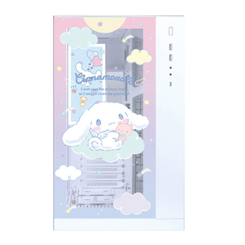 

Корпус Lian Li Bauhaus O11D Custom Cinnamoroll full, Full Tower, белый/рисунок