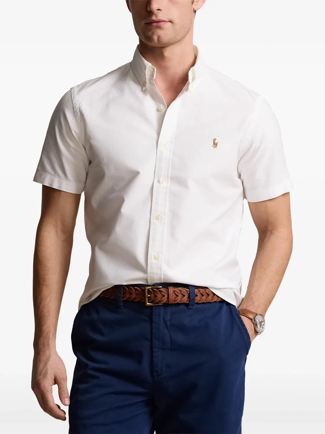 Рубашка Polo Pony Polo Ralph Lauren, белый — фото 4