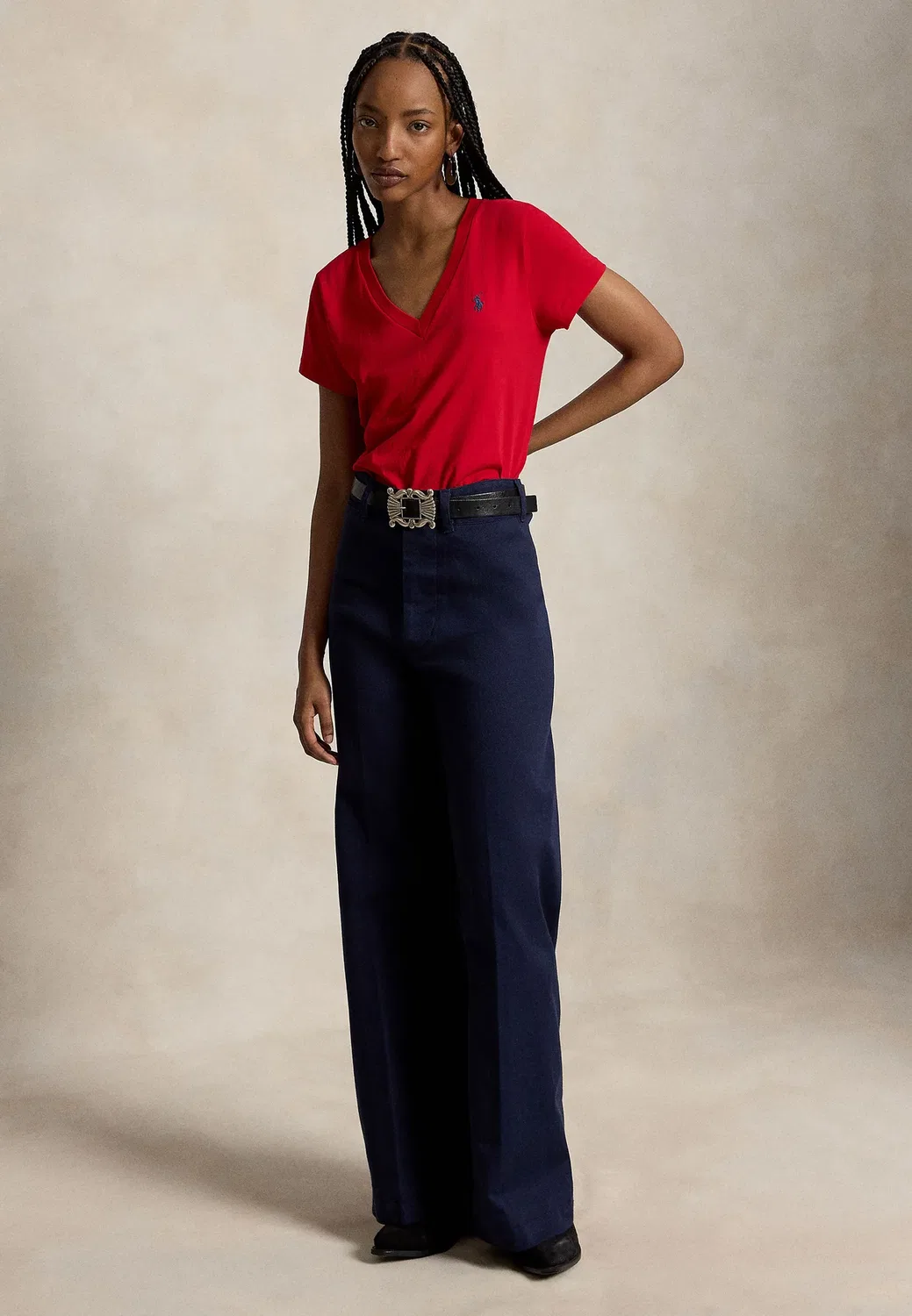 Простая футболка Polo Ralph Lauren, Very Red — фото 2