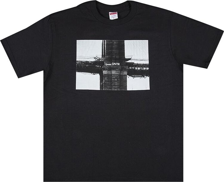 

Футболка Supreme Bridge Tee 'Black', черный