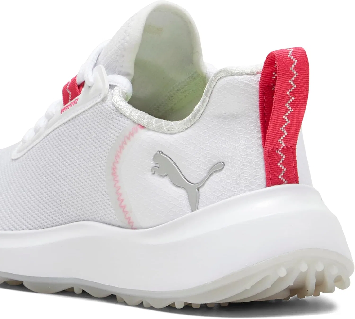 Детские кроссовки для мальчиков Fusion Crush Sport PUMA Golf, Puma White-Garnet Rose — фото 4