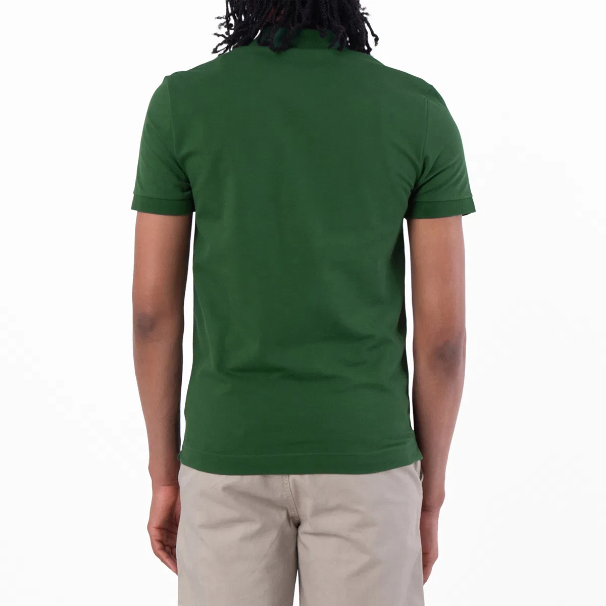 Поло Lacoste Regular Fit Paris Stretch Pique Polo Shirt, Green — фото 3