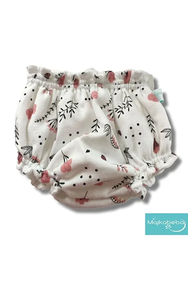 Детские трусы для девочек с принтом Coral Floral Forest Patterned Panties With Mattresses (Liquid Proof) Drop Training Pants Swimsuit Shorts Majkabeba, Coral Flower Forest