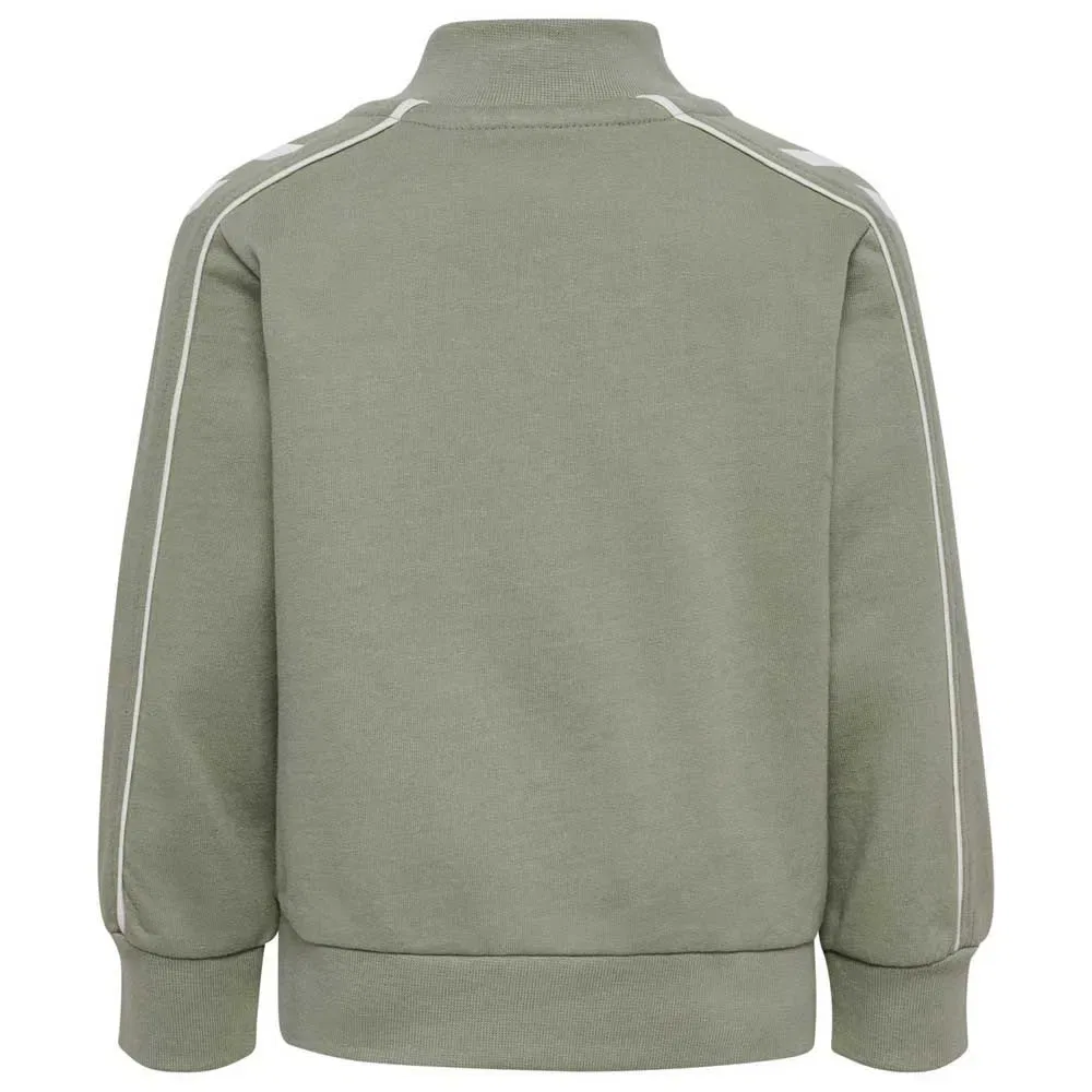 Детский спортивный костюм для девочек из органического хлопка Hummel Mini CO Regular, Green — фото 3