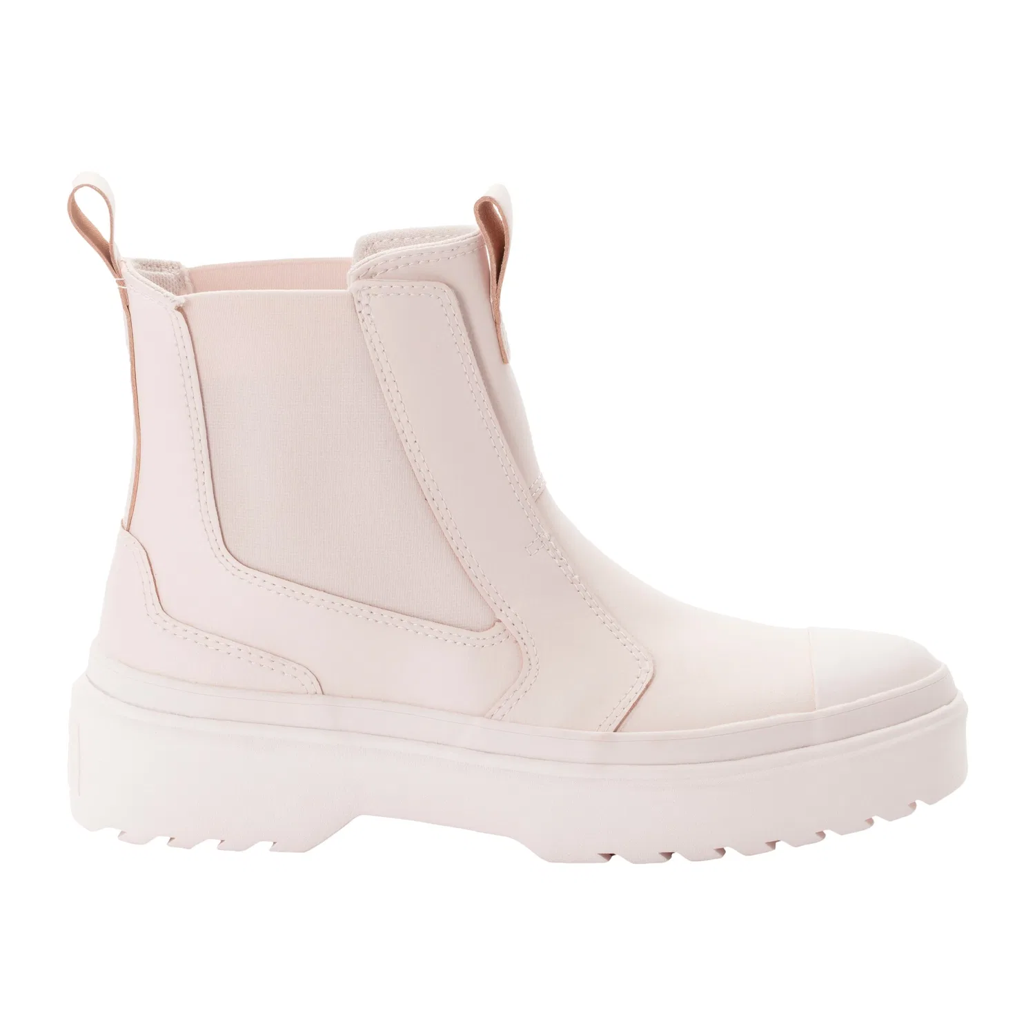 Детские кожаные кроссовки с утолщенной подошвой Converse, Blush Hush — фото 3