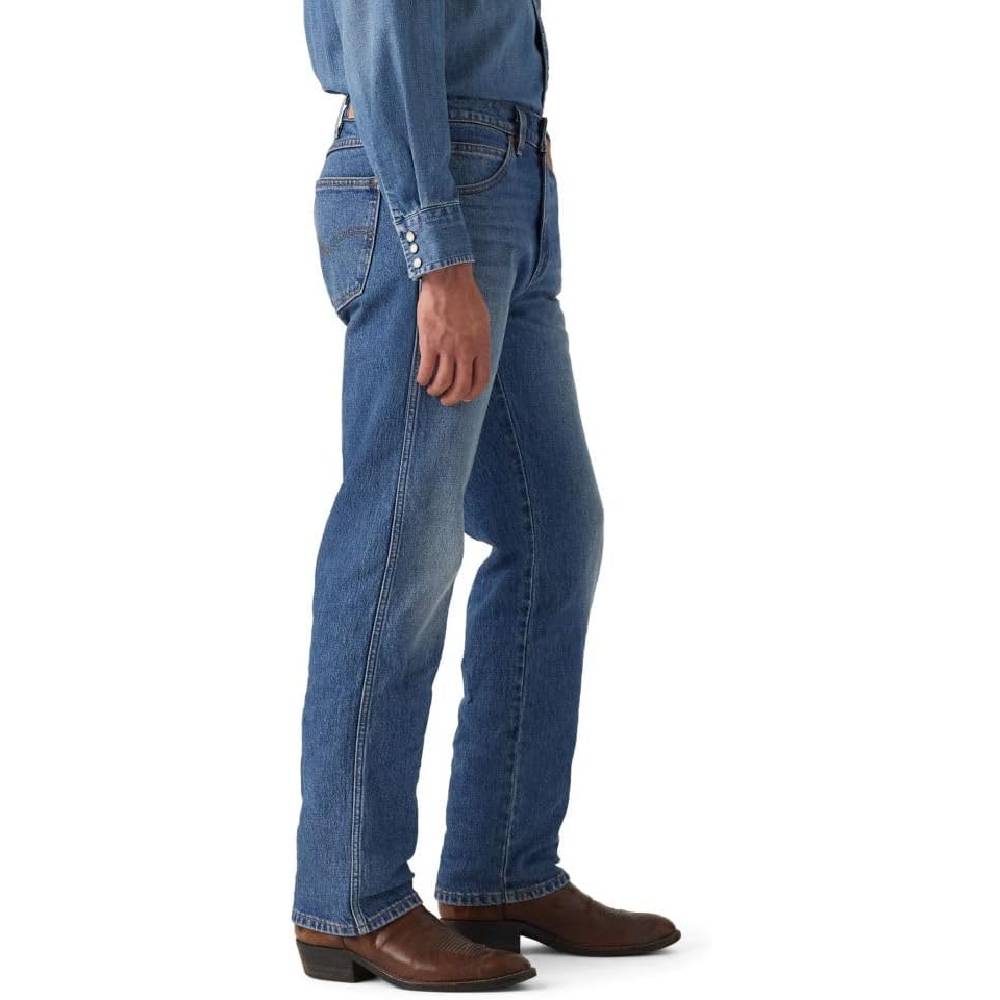 Мужские джинсы Levi's 557 Western Straight, синий — фото 3