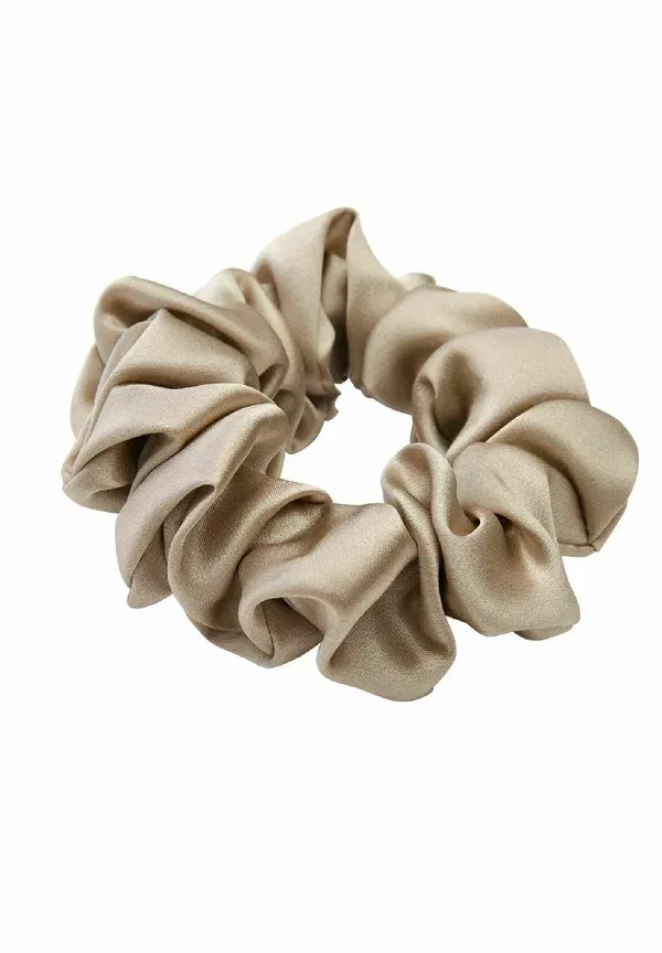 Резинка для волос из шелка Scrunchie i siden Lenoites, Beige