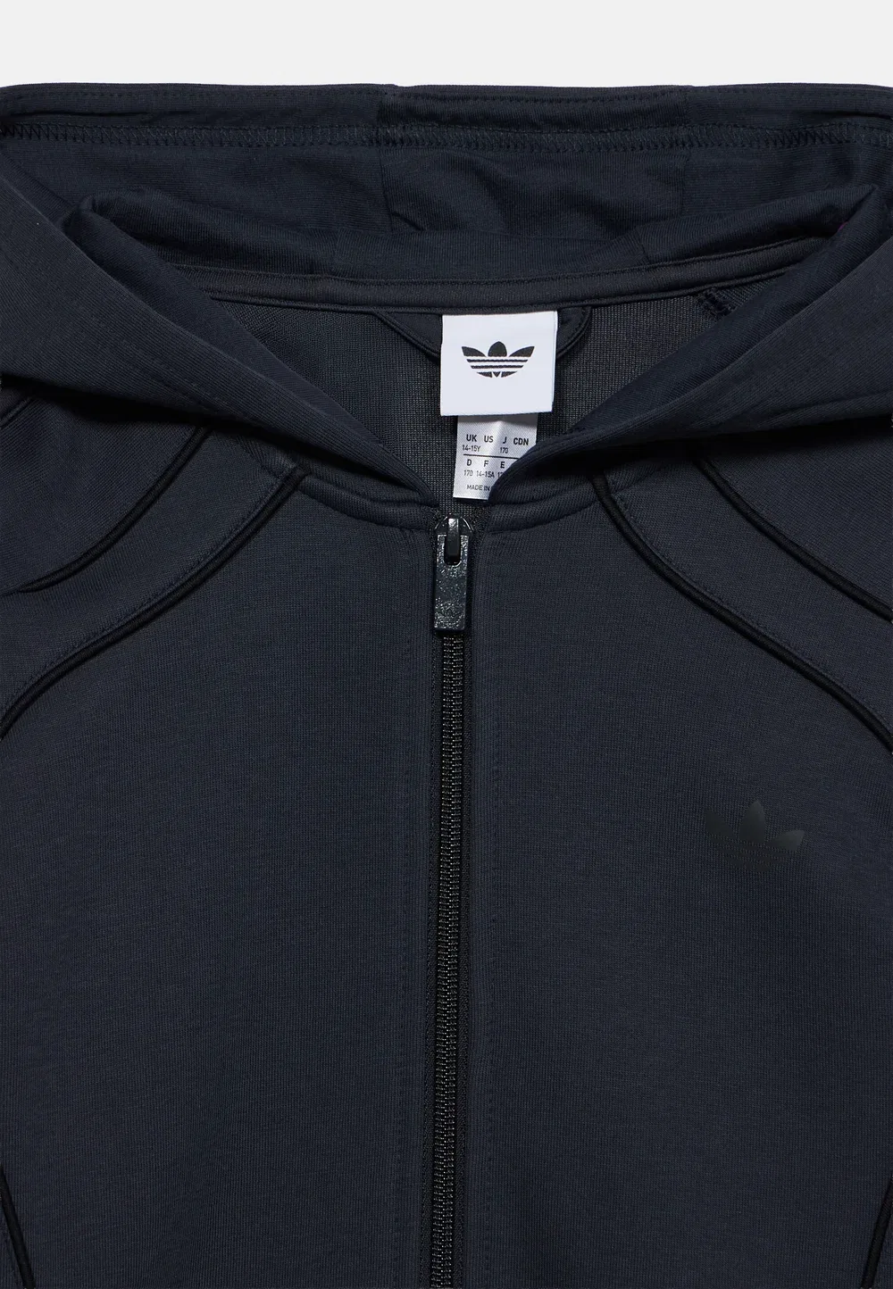 Детская толстовка Spacer унисекс на молнии Adidas Originals, Night Grey — фото 3