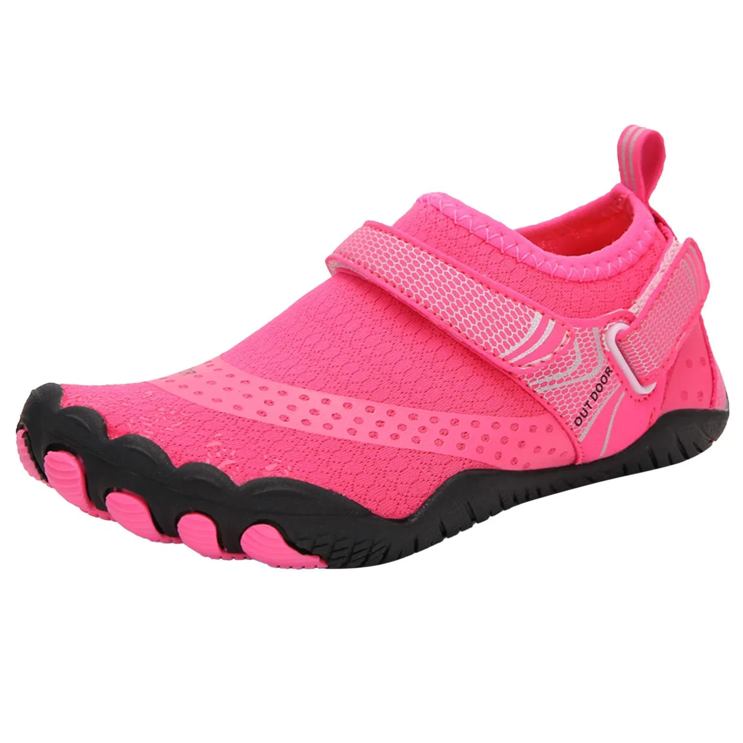 Детские кроссовки для девочек с принтом Barefoot Bambino Scarpe Scoglio, Hot Pink Rytejfes