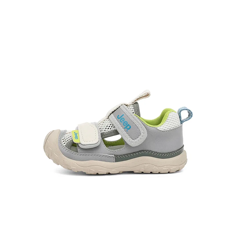 Детские сандалии с защитой носка Jeep, Misty Green/Cloud Gray
