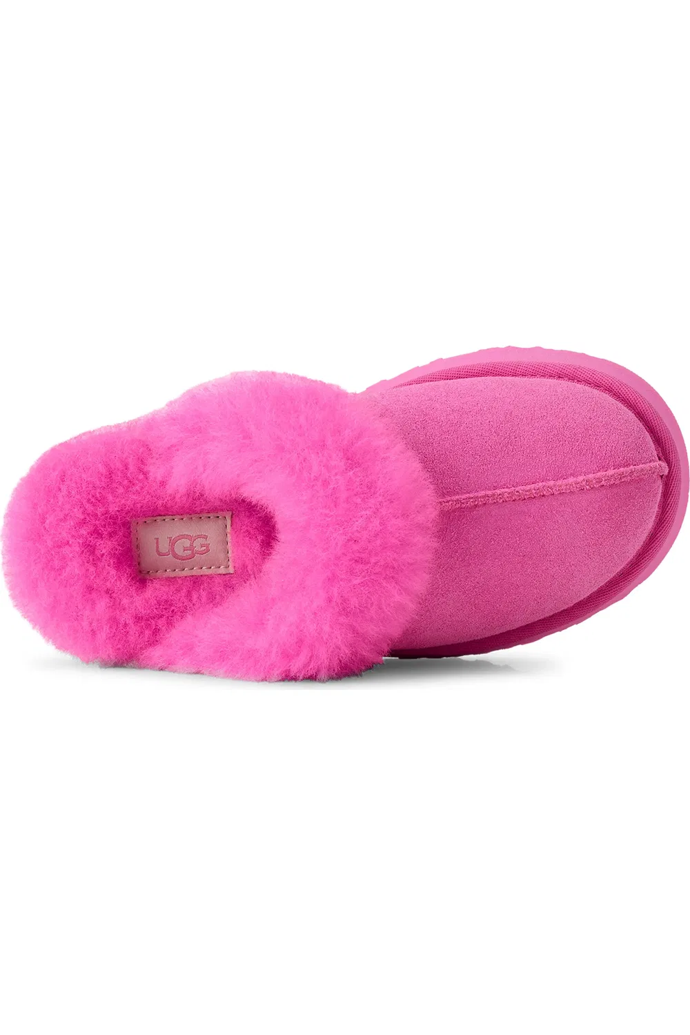 Детские тапочки слипперы на платформе Disquette UGG, Bright Fuchsia — фото 3